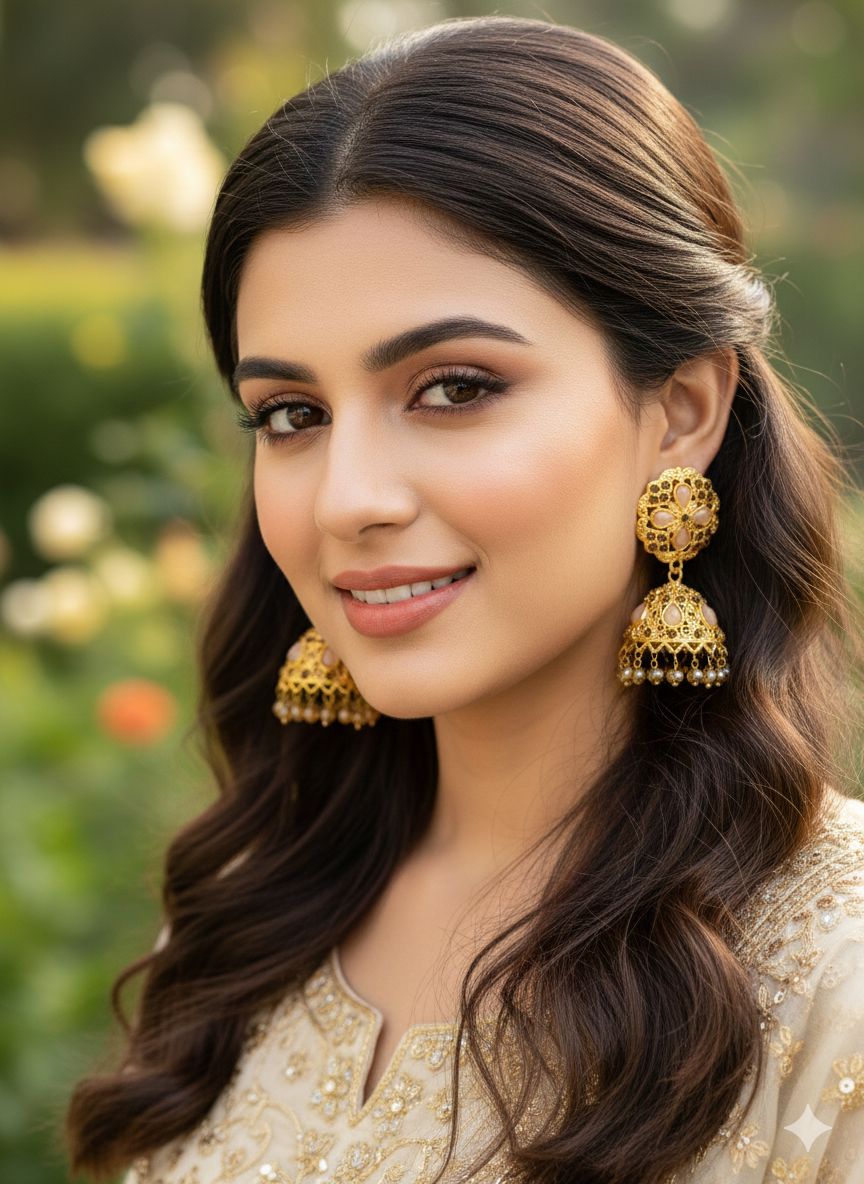 Mughal Empress Filigree Drops