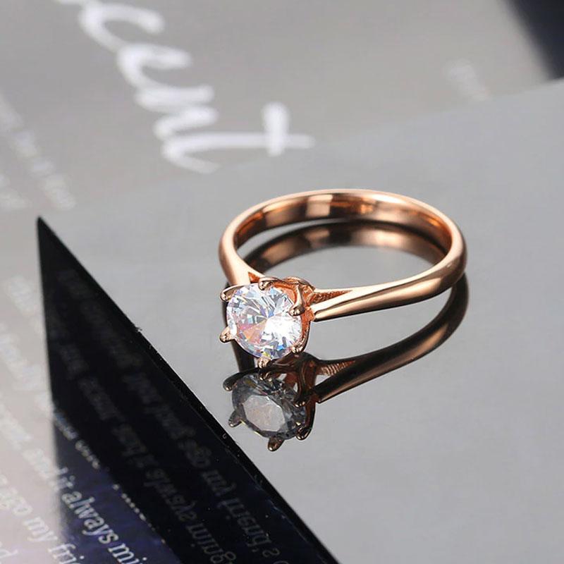 Claws Cubic - Rose Gold - SANIA STORE 