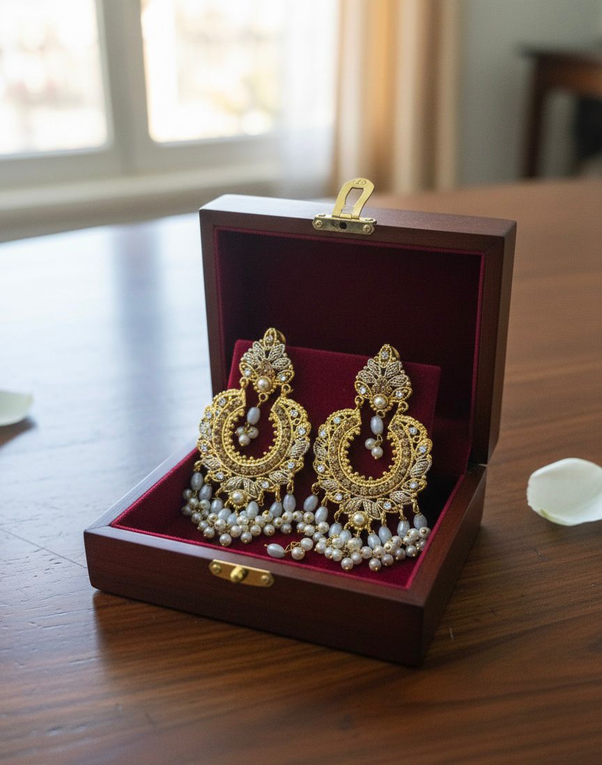 Mughal Chandelier Statement Earrings